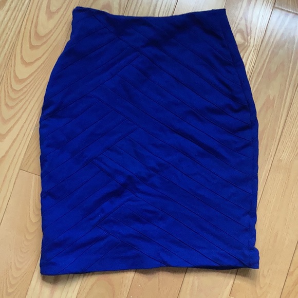 Express Blue Skirt - Picture 2 of 5